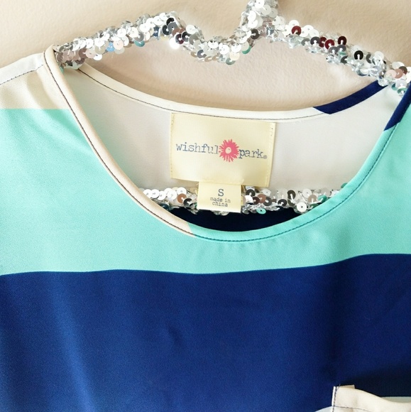 🏖️ (Bundle 2/$10) Wishful Park Chiffon Top - Picture 3 of 5